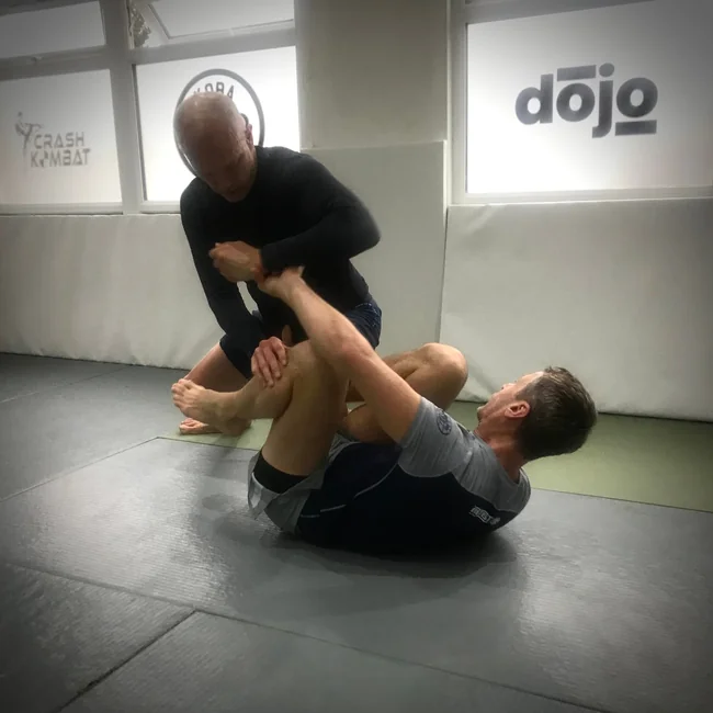 Lewis and James sparring