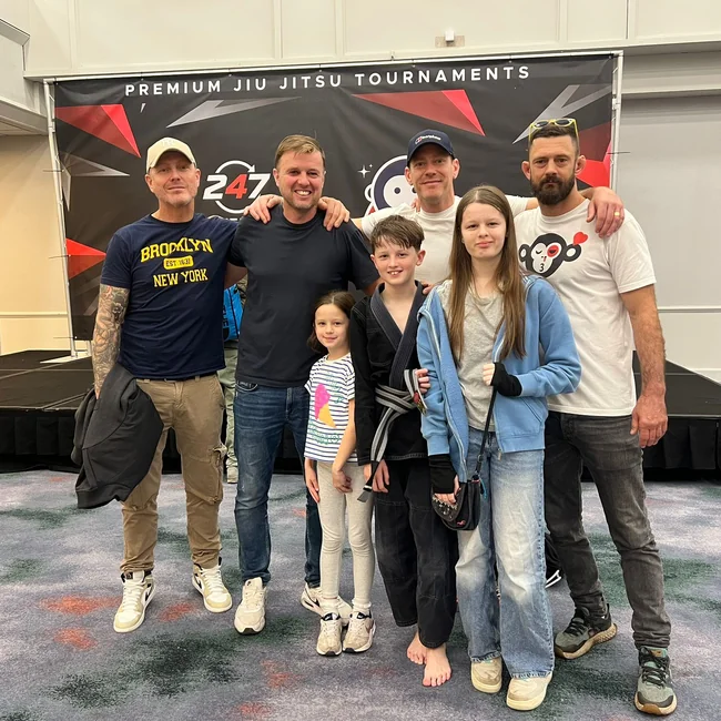 Olly and the team at Brighton BJJ Open winter 2025