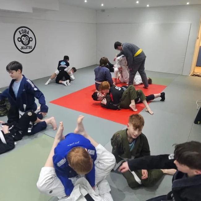 Kids class at Koba Jiujitsu