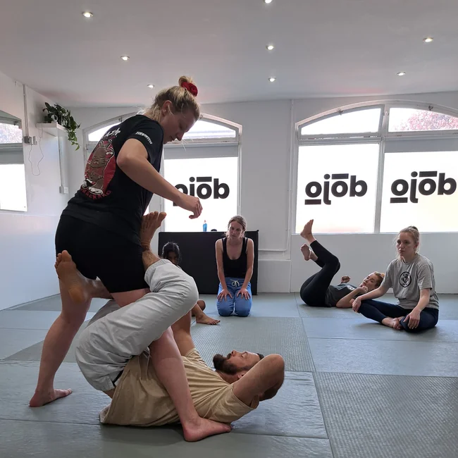 Brazilian jiu-jitsu ladies class